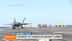 Watch F-35 Jet Make First Landing on Aircraft Carrier News Clip