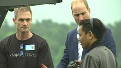 Prince William Sat in Snowstorm Drone News Clip