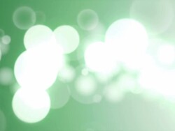 Moving Particles Loop - Abstract Green Defocused Lights Background Stock Footage