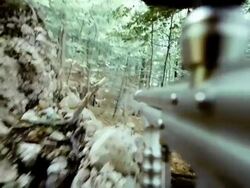 Player Attacking A Defensive Position Stock Footage