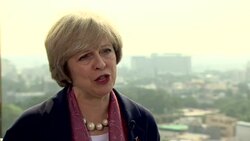 Theresa May Interview on Trade Deals with India News Clip