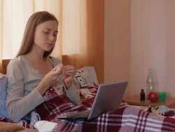 Eye drops use Stock Footage