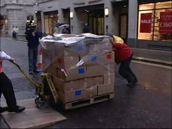 WRAP Harry Potter fans queue up for last Potter book launch, NYC queues News Clip