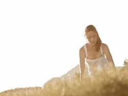 HD: Young Woman Practicing Yoga Stock Footage