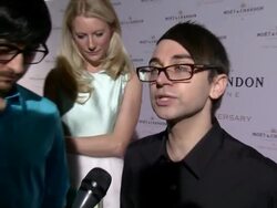INTERVIEW - Christian Siriano on exchanging bracelets instead of rings for his recent engagement, on being too busy with FashionWeek right now to plan a wedding, on his Spring 2014 collection Stock Footage