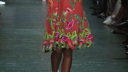 EVENT CAPSULE CLEAN - Vivienne Tam - September 2016 - New York Fashion Week Stock Footage