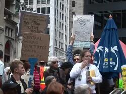 Occupy Wall Street Protests Stock Footage