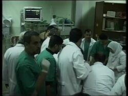 WRAP Airstrikes in Gaza, skyline, injured, a'math, UN suspends aid ADDS Khan Younis News Clip