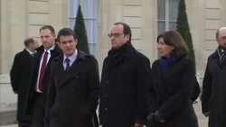 World Leaders Depart Elysee Palace For Unity March News Clip
