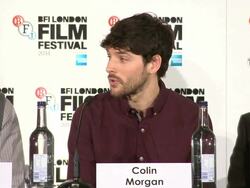 INTERVIEW - Colin Morgan at 'Testament of Youth' Press Conference Stock Footage