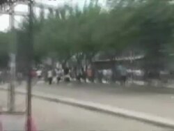 Three dead at miners Stock Footage