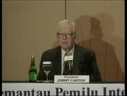 INDONESIA: JIMMY CARTER LEADS ELECTION OBSERVERS News Clip