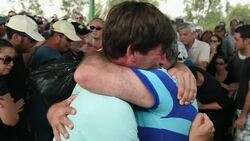 CLEAN : Funeral held of 4 year old Israeli boy killed in mortar attack News Clip