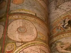 Old World Map Stock Footage