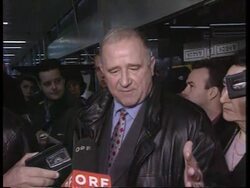 WRAP Fmr army chief leaves for war crime tribunal, arrives Instructional Video