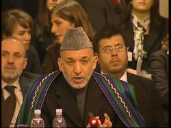 President Karzai comments on role of women in Afghanistan News Clip