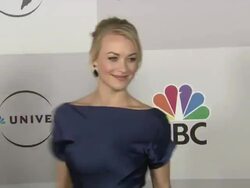 Yvonne Strahovski at the NBC Universal's 68th Annual Golden Globes After Party at Beverly Hills CA. (Footage by WireImage Video/GettyImages) Stock Footage