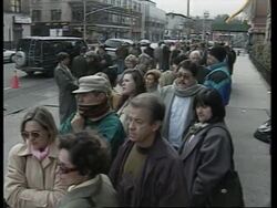 USA: NEW YORK: HARLEM GOSPEL SERVICE IS BIG TOURIST ATTRACTION News Clip