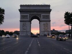 Arc de Triomphe Stock Footage