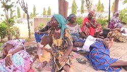 CLEAN : Parents of Chibok await freed girls in Abuja News Clip