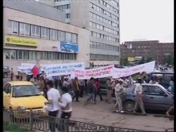 Demo as controversy over election result continues News Clip