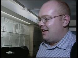 Statue showing woman falling from building is covered up News Clip