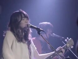 MS PAN Shot of Japanese Rock band playing on stage / Taipei, Taiwan, China Stock Footage