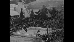 Figure skaters at 1933 Chicago World's Fair News Clip