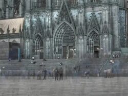 Cologne Cathedral Stock Footage