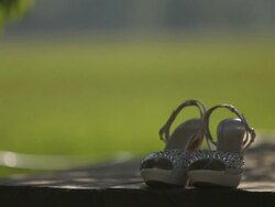Bride shoes - Stock Footage Stock Footage