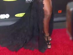 Kelly Rowland at 28th Annual Rock and Roll Hall Of Fame Induction Ceremony - Arrivals 4/18/2013 in Los Angeles, CA.(Footage by WireImage Video/Getty Images Entertainment Video) Stock Footage