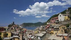 Italy, Liguria, Cinque Terre, Vernazza Stock Footage