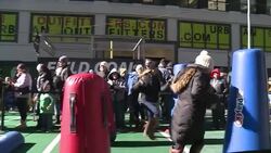 VOICED : Nueva York se prepara para Superbowl News Clip