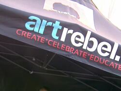 ATMOSPHERE: Signage at the Variety's 5th Annual Power Of Youth Event at Los Angeles CA. (Footage by WireImage Video/Getty Images Entertainment Video) Stock Footage