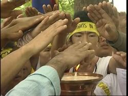 Tibet freedom torch arrives as part of a five month 50 city relay News Clip