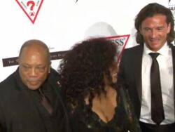 Quincy Jones, Chaka Khan, Manuele Malenotti  Stock Footage