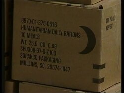 ITALY: KOSOVO: INTERNATIONAL AID GROUP PREPARES FOOD DROP News Clip