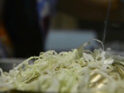 CNAPFOO896 Fusion barbecue food Stock Footage