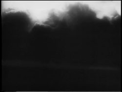B/W 1945 wide shot first atomic bomb testing at Alamogordo, New Mexico / newsreel Stock Footage