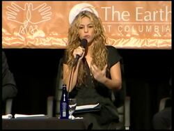 Shakira calls on Latam presidents to help poor children in region News Clip