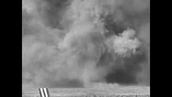 1940s British bombing practice News Clip