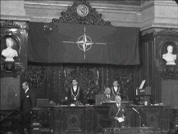 SYND 18-10-69 15th ANNUAL MEETING OF THE NATO ALLIANCE News Clip