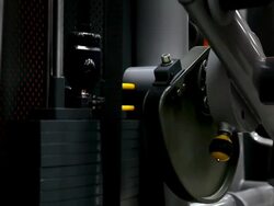 Body building background Stock Footage