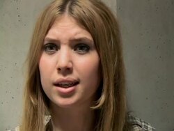 Lykke Li Interview  (clip 5) Stock Footage