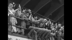 Winning male athletes on platforms holding Swiss, Swedish and French flags; women athletes carrying flags parading at Italian competition News Clip