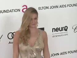 Bar Refaeli at Elton John Aids Foundation Celebrates 20th Annual Academy Awards Viewing Party Stock Footage