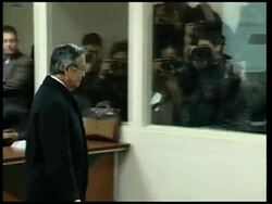 Peru - Fujimori sentenced to seven and a half years / Continuing fight against Shining Path / Shining Path attack air force helicopter News Clip