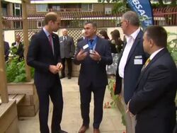 Prince William Talking To Guests News Clip