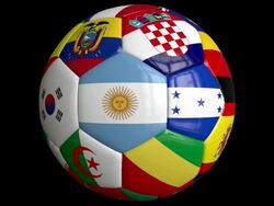 World Cup Soccer Ball Stock Footage