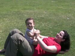 Baby And Mother Stock Footage